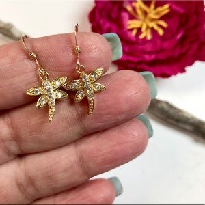 Dragonfly Earrings, Butterfly, Insect, Bee, Flower